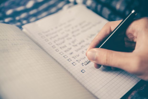 Day 16: Design and Control Each Tomorrow By Making a To-Do List Each Night