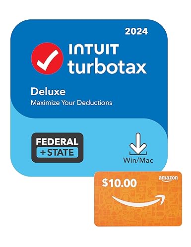 TurboTax Software + $10 Amazon Gift Card from $36.99 on Amazon